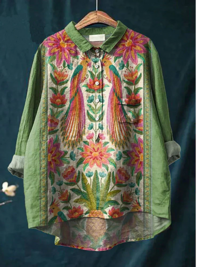 Peace Hippie Art Blouse