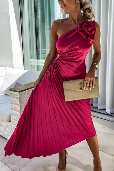 Lizbeth - Dress with Floral Shoulders