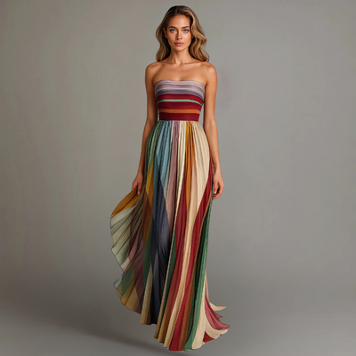 Patricia™ | Colourful Sleeveless Dress
