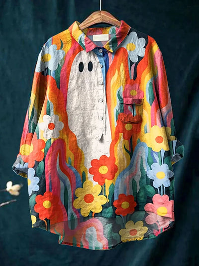 Scary Plant Art Blouse