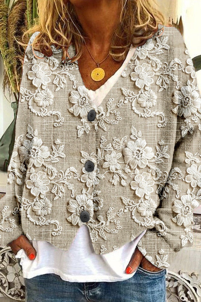 Petal Thread Cardigan