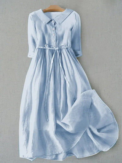 Lux - Elegant Half Sleeve Lace Waist Dress