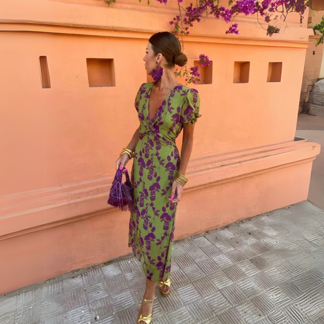 Danielle™ | Floral Midi Dress