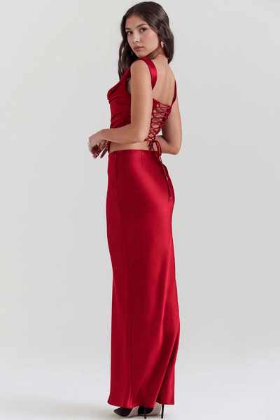 Ivelle | Cut-Out Dress with Split