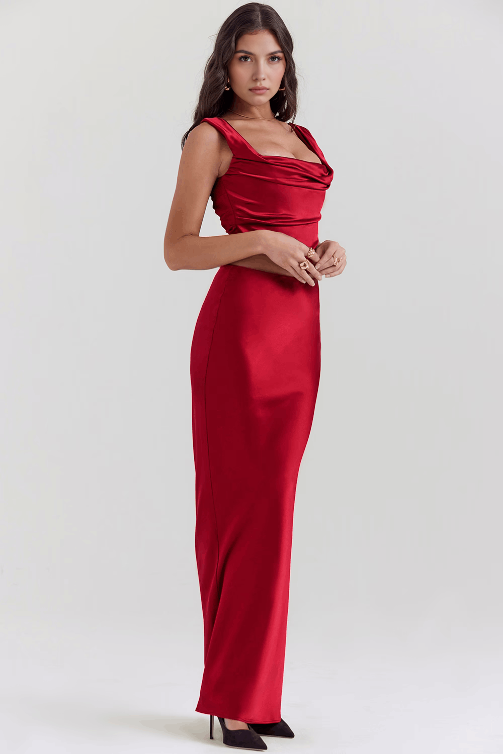 Ivelle | Cut-Out Dress with Split
