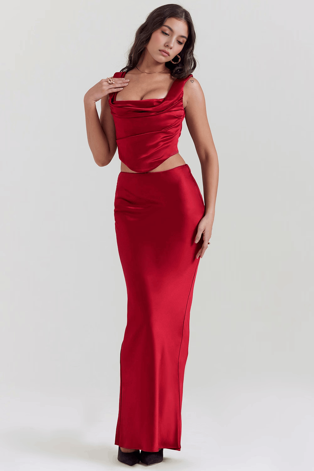 Ivelle | Cut-Out Dress with Split
