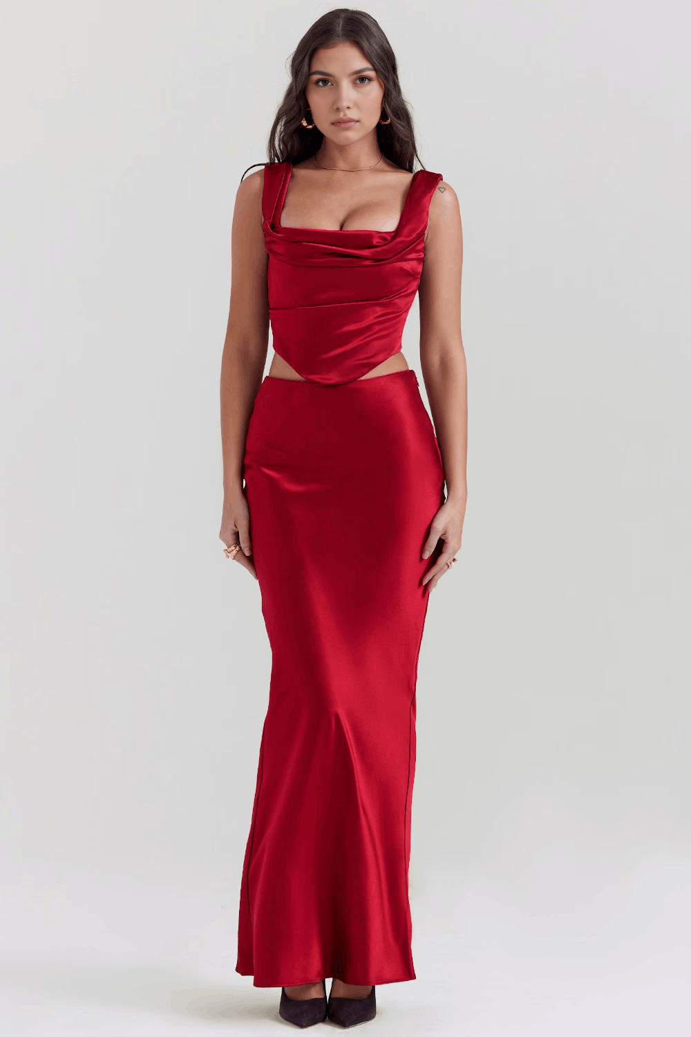 Ivelle | Cut-Out Dress with Split