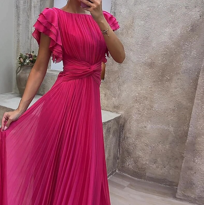 Liese - Elegant Colourful Evening Dress