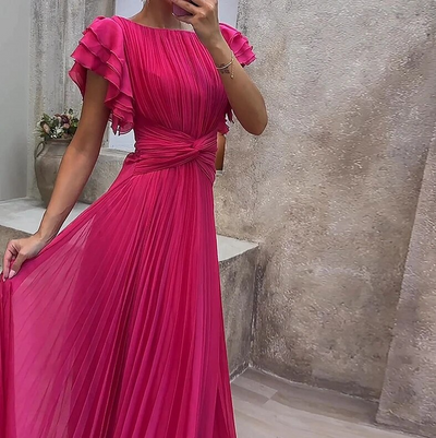 Liese - Elegant Colourful Evening Dress