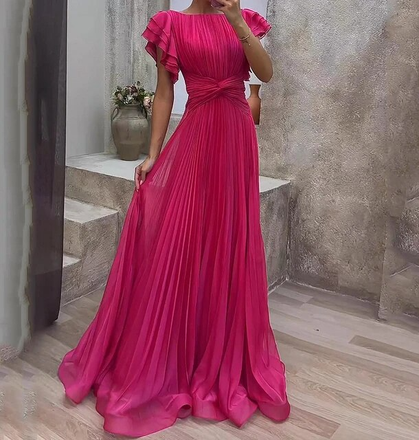 Liese - Elegant Colourful Evening Dress