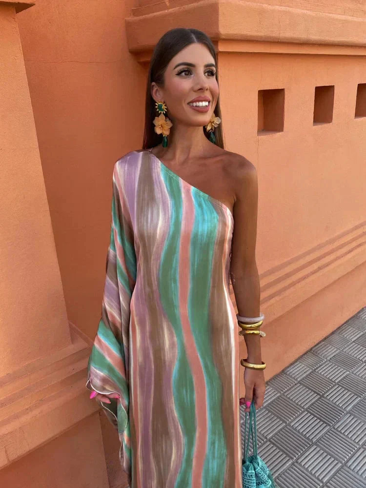 Lily™ | Asymmetrical Maxi Dress