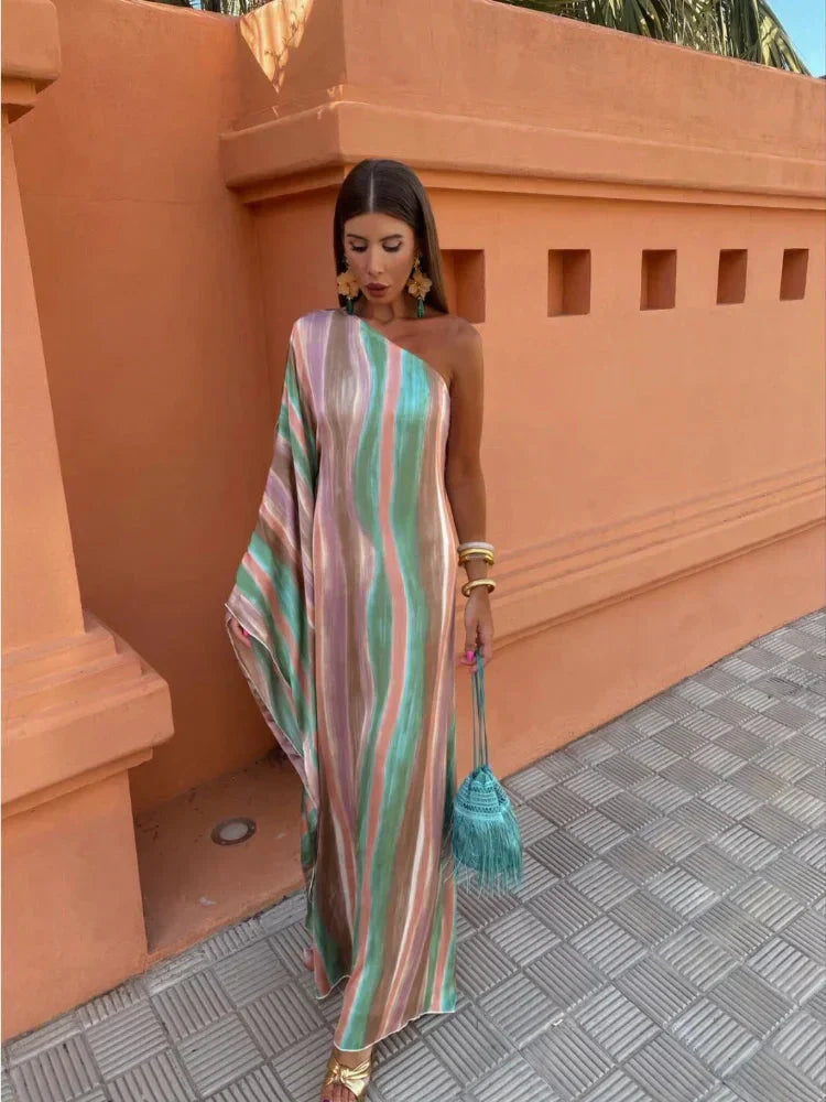 Lily™ | Asymmetrical Maxi Dress