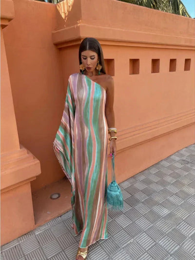 Lily™ | Asymmetrical Maxi Dress