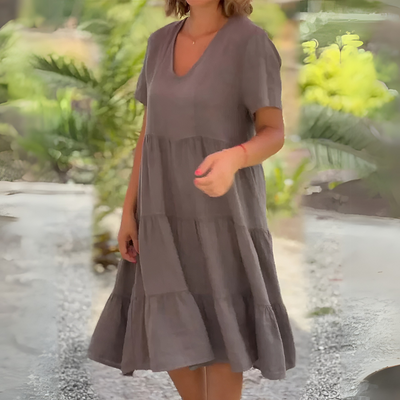 Luce | Light Dress with V-Neck