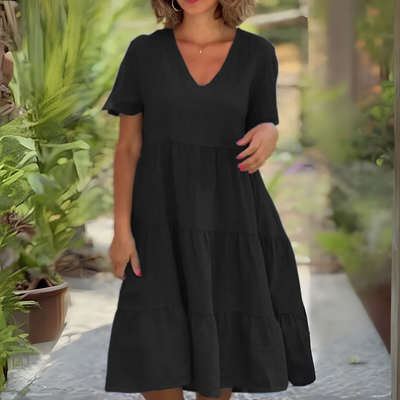 Luce | Light Dress with V-Neck