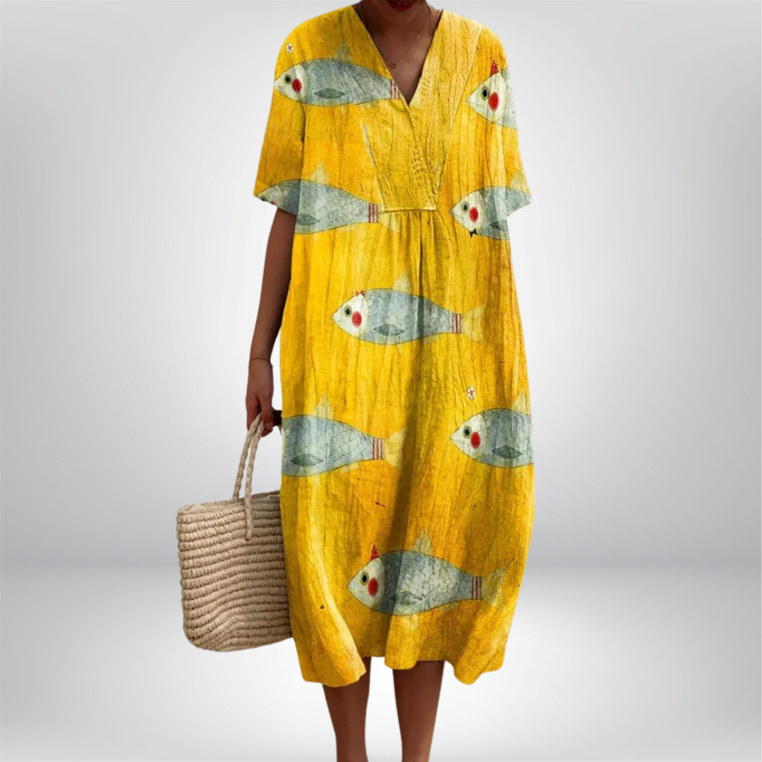 Renata | Elegant Geometric Dress