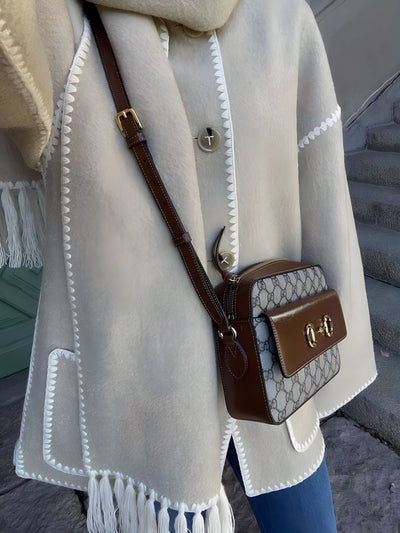 Sionne | Fringed Jacket with Scarf