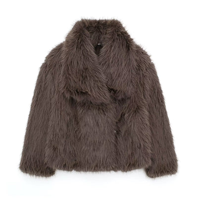 Alena | Elegant Faux Fur Jacket