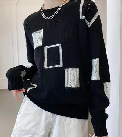 Nancy | Sweater and Patchwork
