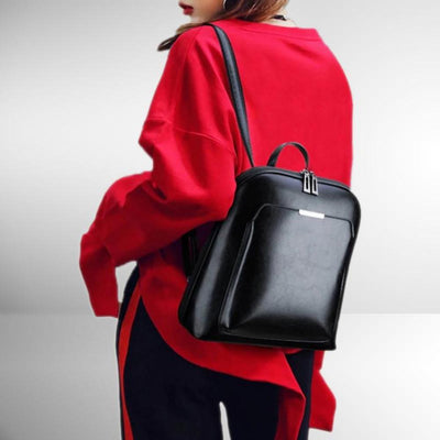 Naomi | Timeless Double Zip Backpack with Elegant Simplicity