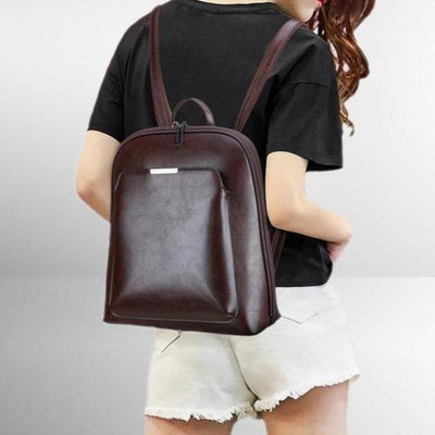 Naomi | Timeless Double Zip Backpack with Elegant Simplicity