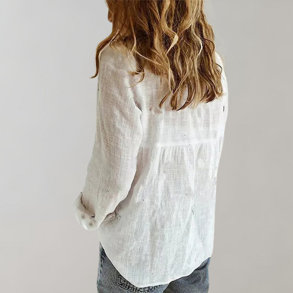 Yolande | Linen Blouse