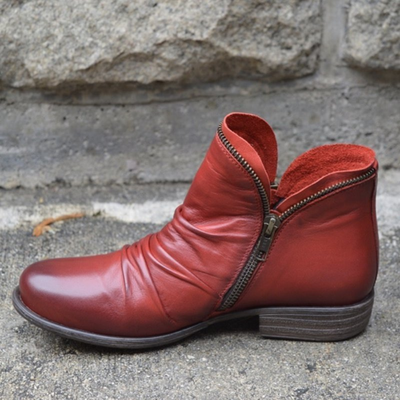 Melinda | Orthopedic Leather Boots