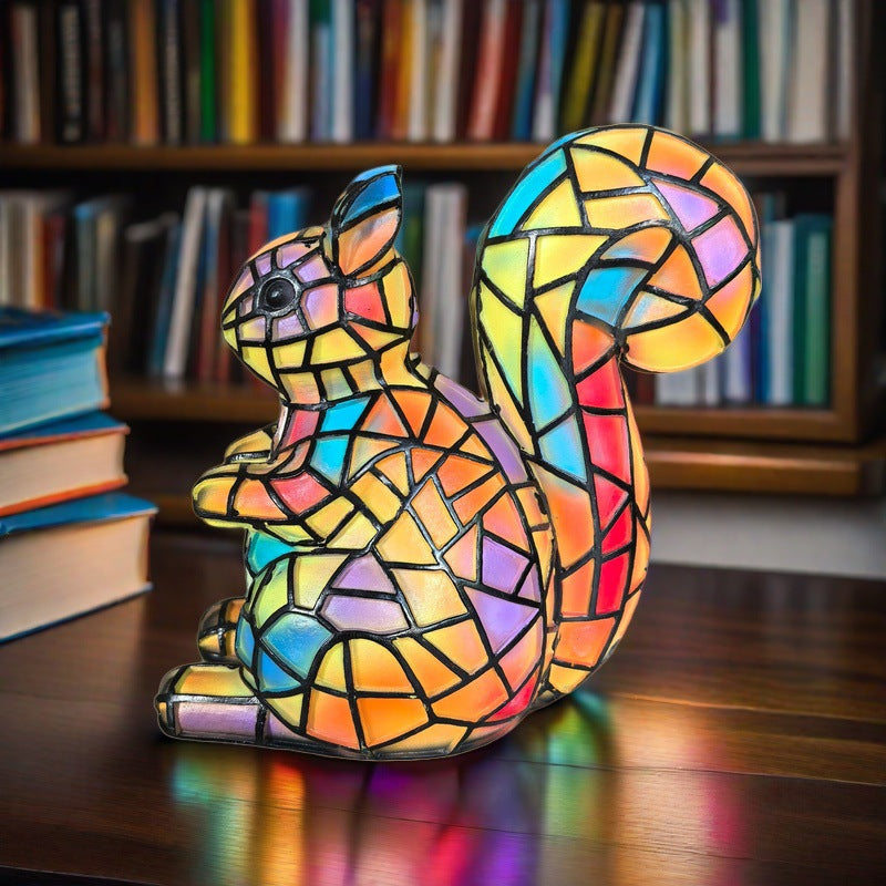 Nino | Magisk Squirrel Lamp in Coloured Glass