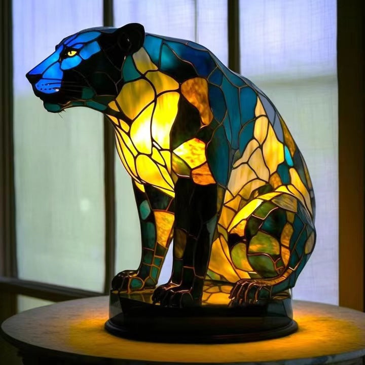Fauve | Panther Lamp Magisk in Coloured Glass