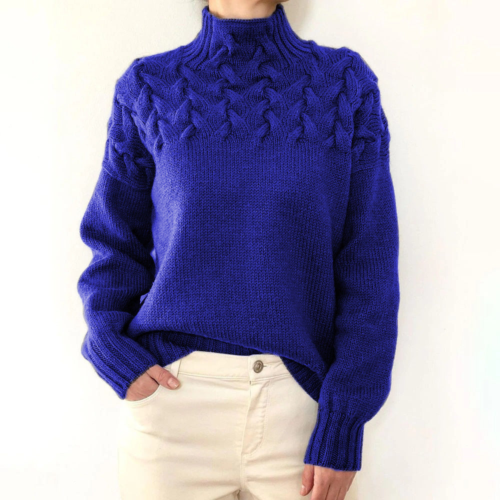 Bridget | Cashmere Roll Neck Sweater