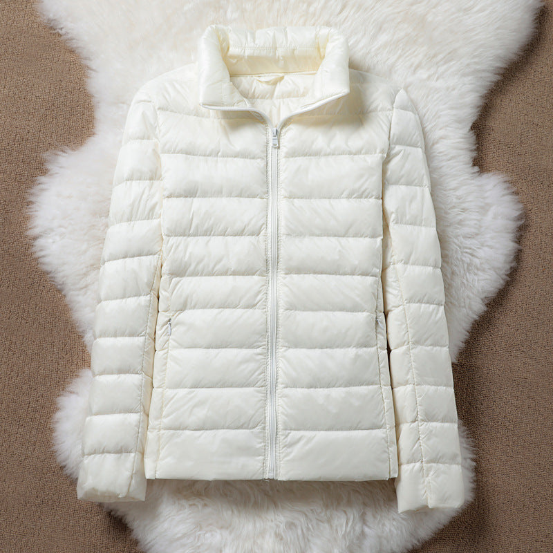 Ulla Lightweight Mid-Season Jacket | White