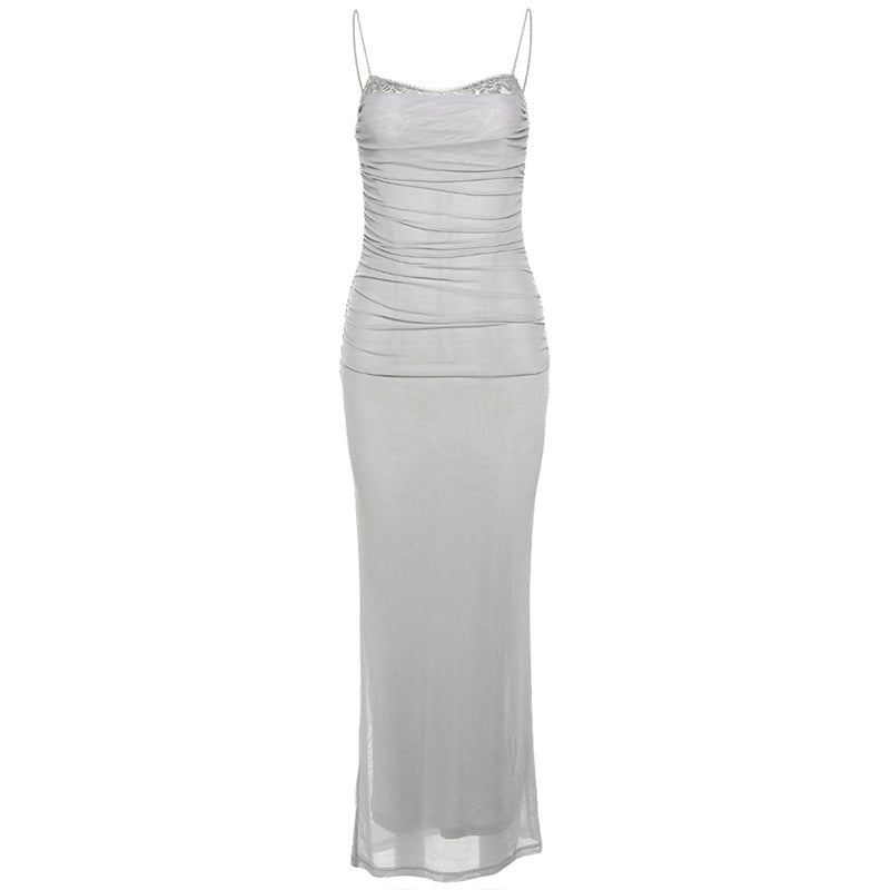 Auri | Draped Tulle Dress