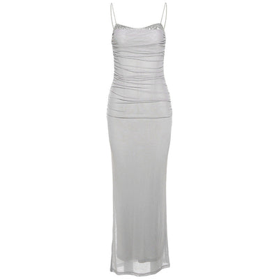 Auri | Draped Tulle Dress