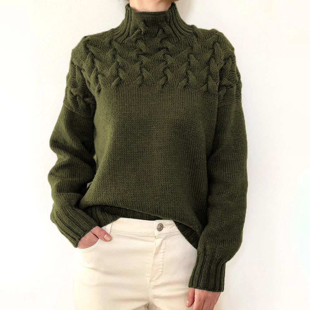 Bridget | Cashmere Roll Neck Sweater