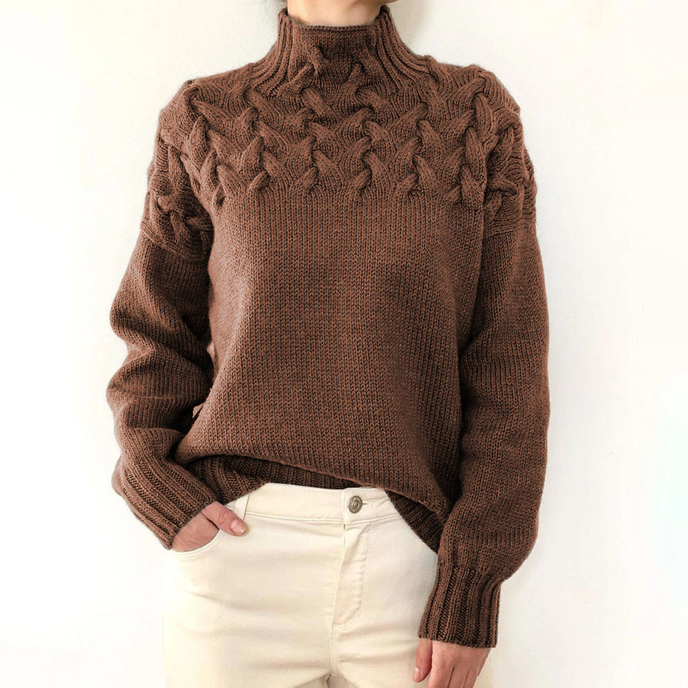 Bridget | Cashmere Roll Neck Sweater