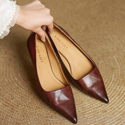 Anok - Refined Leather Heels | Premium Edition