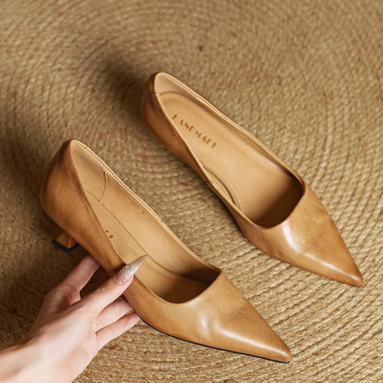 Anok - Refined Leather Heels | Premium Edition
