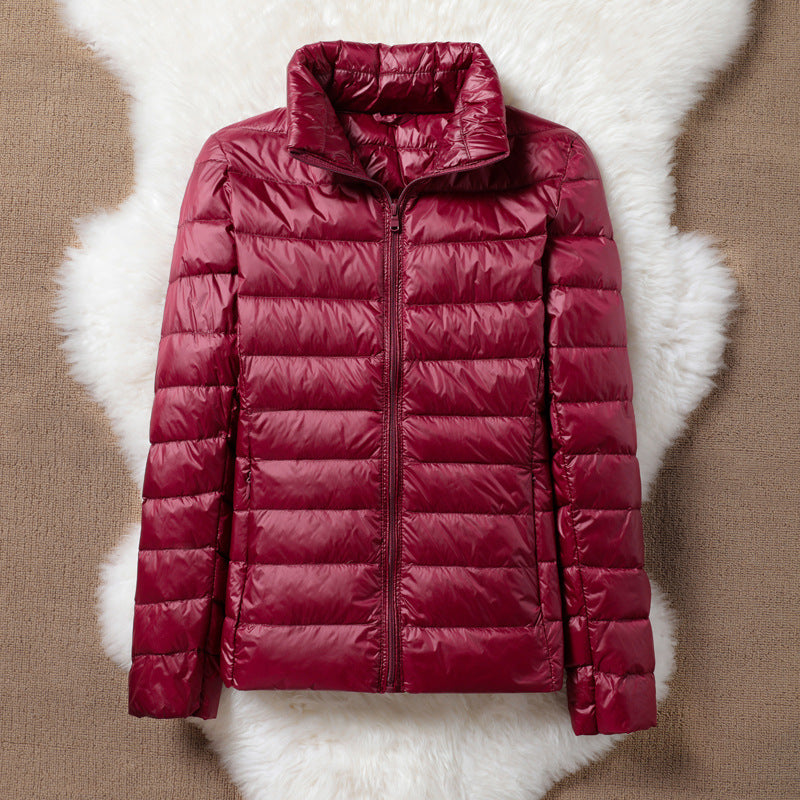 Ulla Lightweight Transitional Jacket | Dark Red