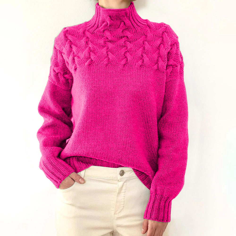 Bridget | Cashmere Roll Neck Sweater