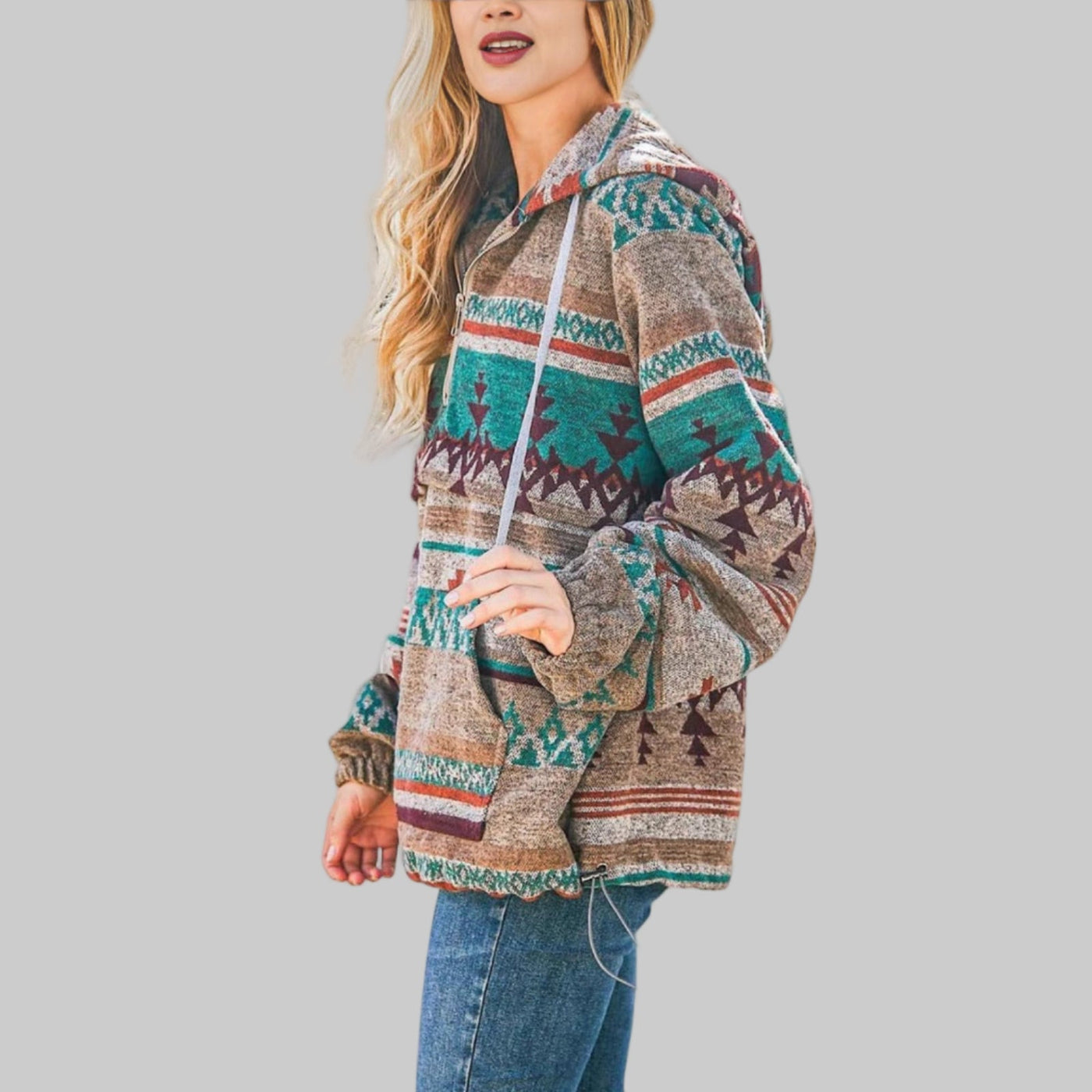 Saku™ - Comfy Oversized Zip-Up Long Sleeve Hoodie