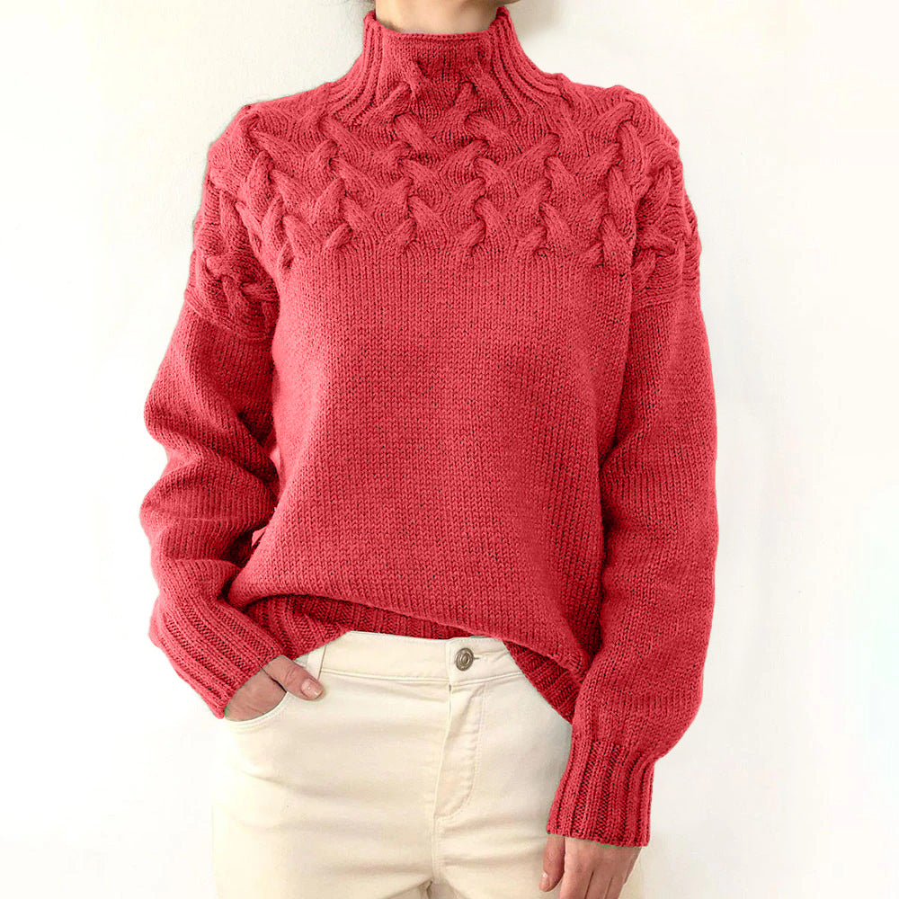Bridget | Cashmere Roll Neck Sweater