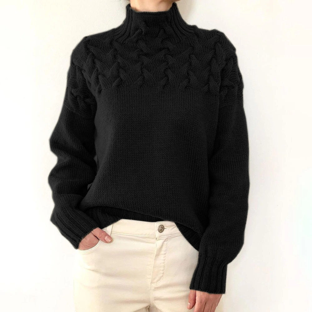 Bridget | Cashmere Roll Neck Sweater