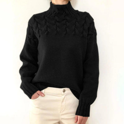 Bridget | Cashmere Roll Neck Sweater