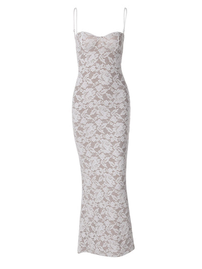 Mari | Midi Lace Dress