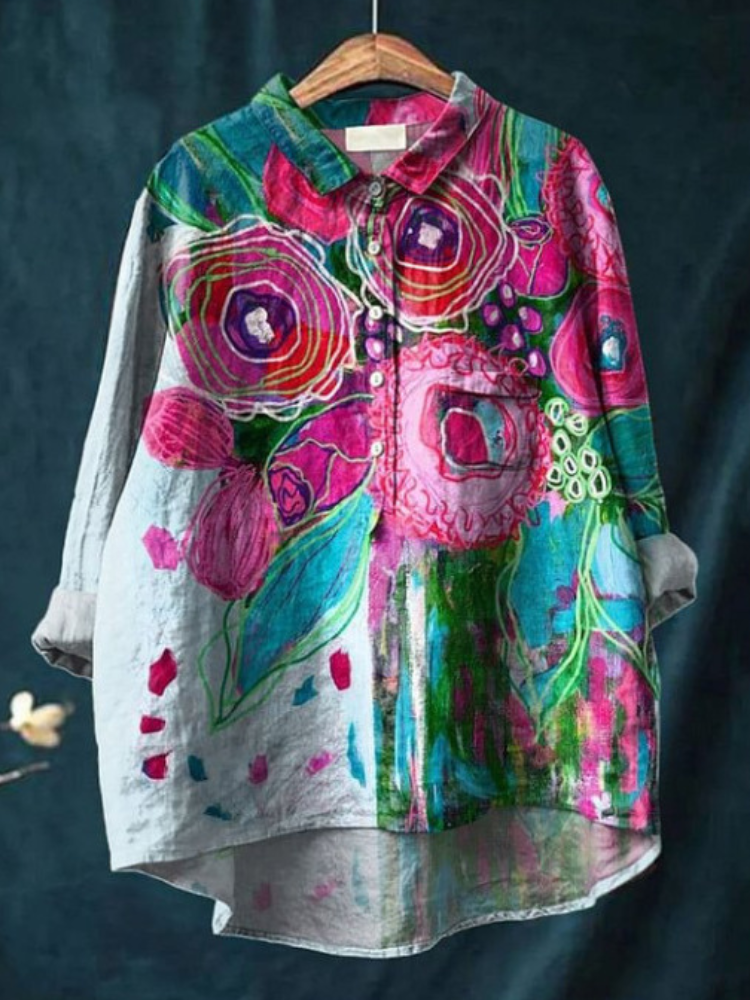 Peace Hippie Art Blouse