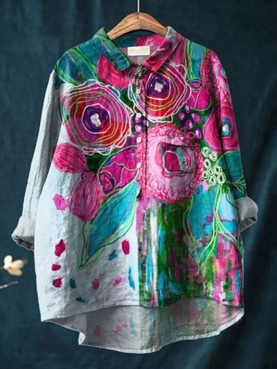 Peace Hippie Art Blouse