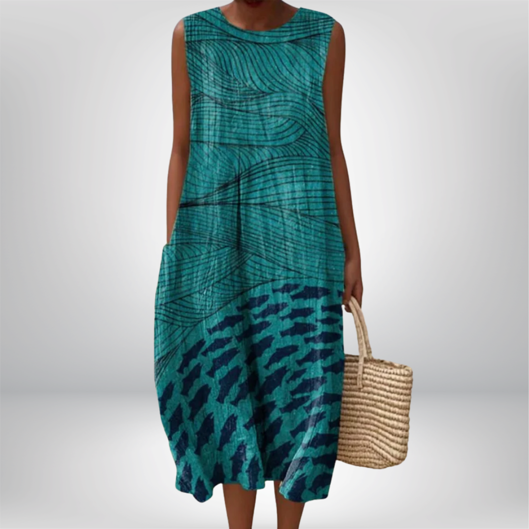 Beata Butik® | Elegant Geometric Dress