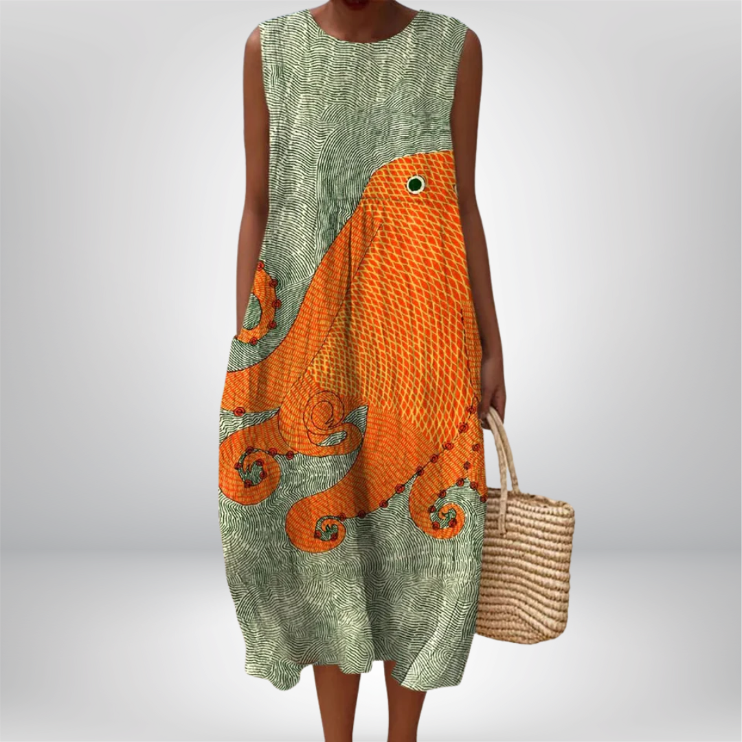 Beata Butik® | Elegant Geometric Dress