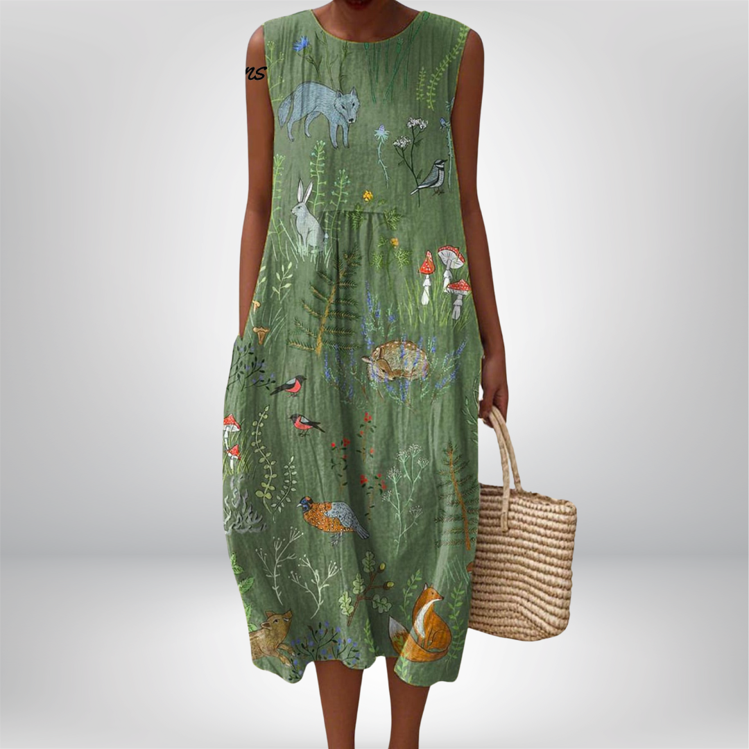 Ninthe | Forest Animals Dress - Limited Edition