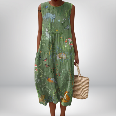 Ninthe | Forest Animals Dress - Limited Edition